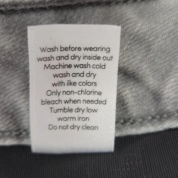 Athleta Sculptek Skinny Ankle Jeans Light Gray Size 0 - Picture 8 of 10